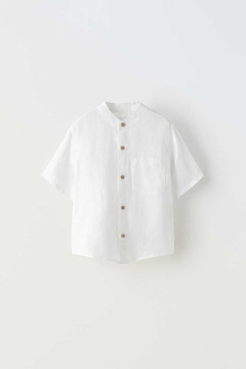 Camisa lino blanca