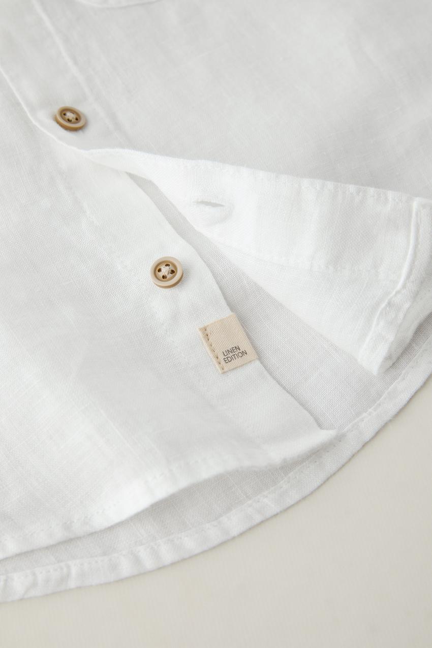 Camisa lino blanca