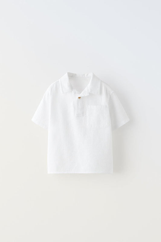 Camisa polo blanca