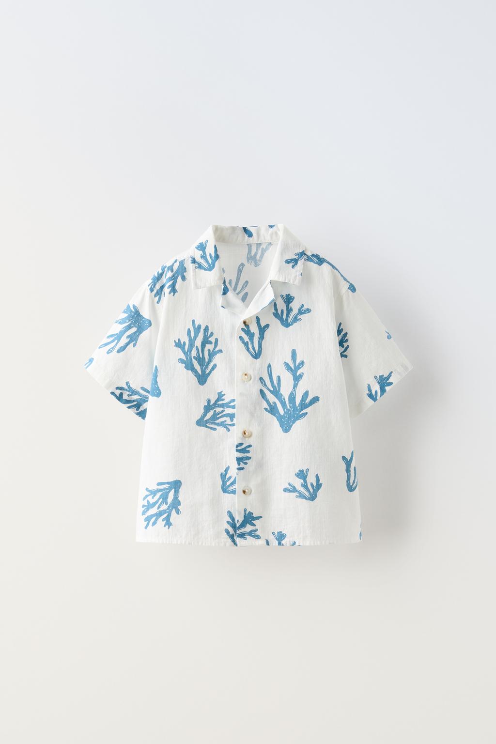 Camisa estampado corales