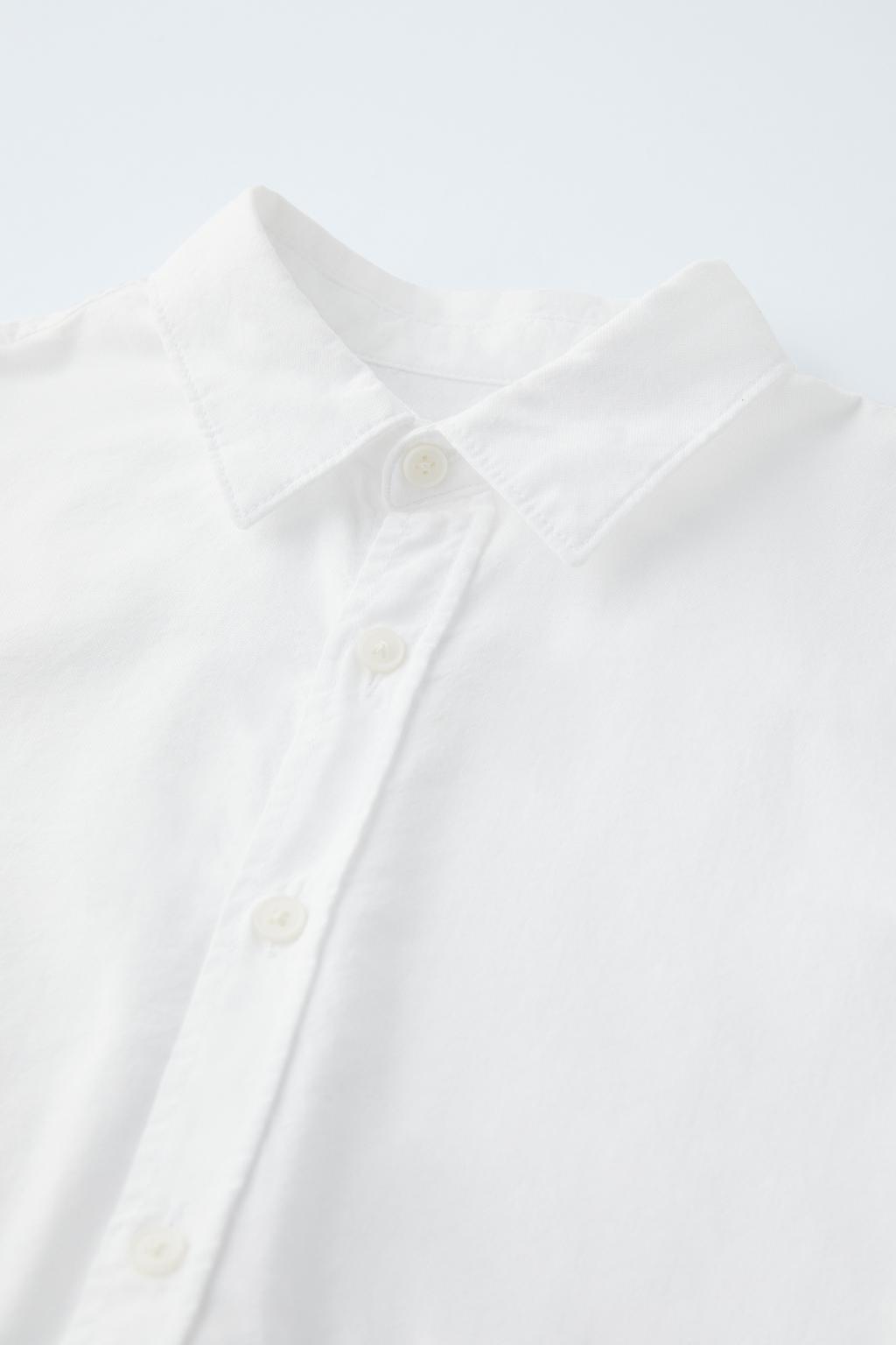 camisa oxford blanca