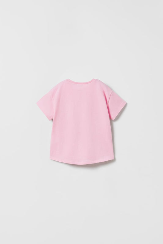 Polera bolsillo rosa