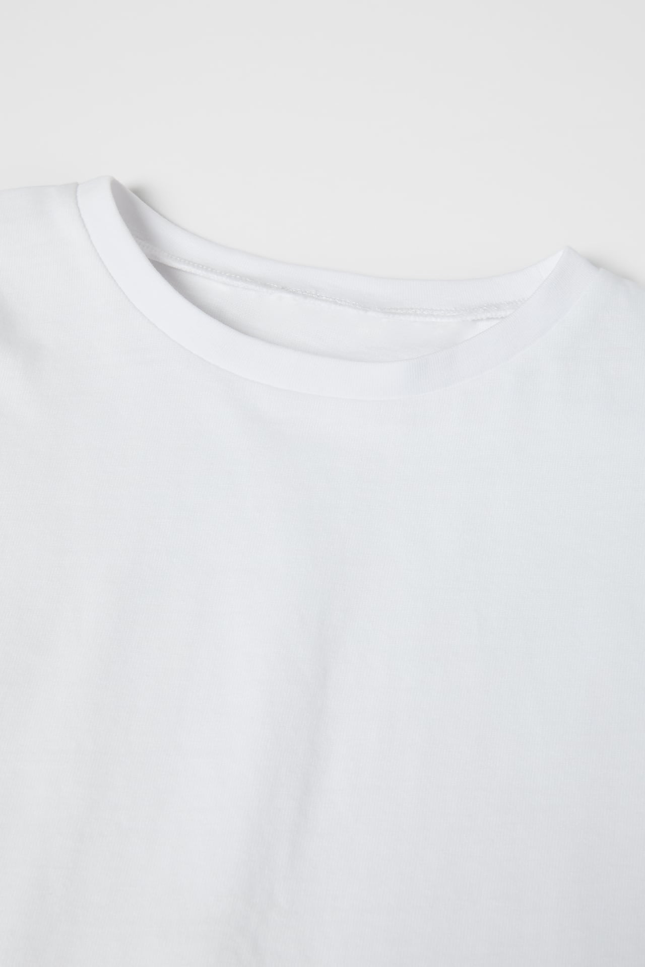 Polera volantes blanca