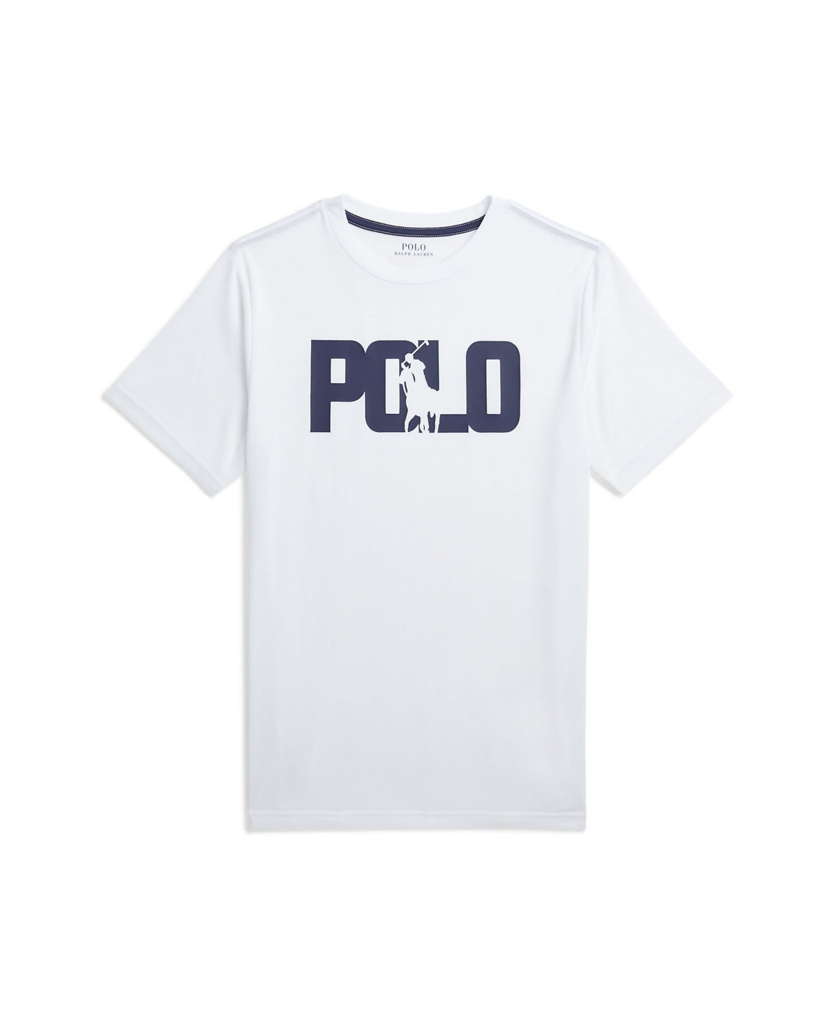 Polera logo pony blanca