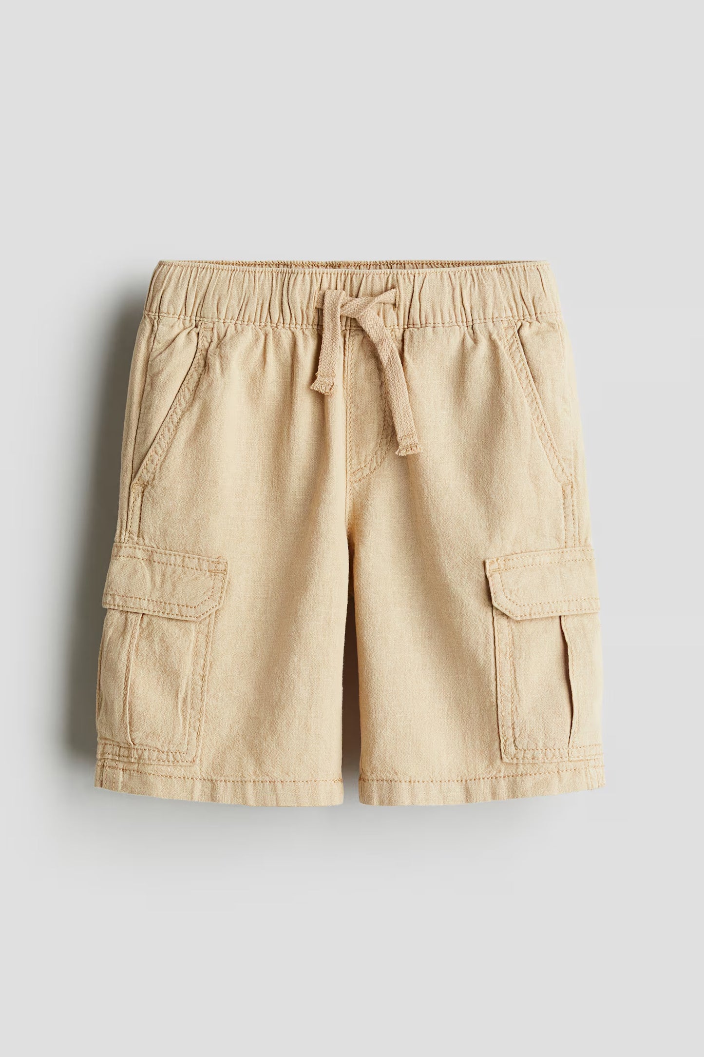 Short cargo mezcla de lino