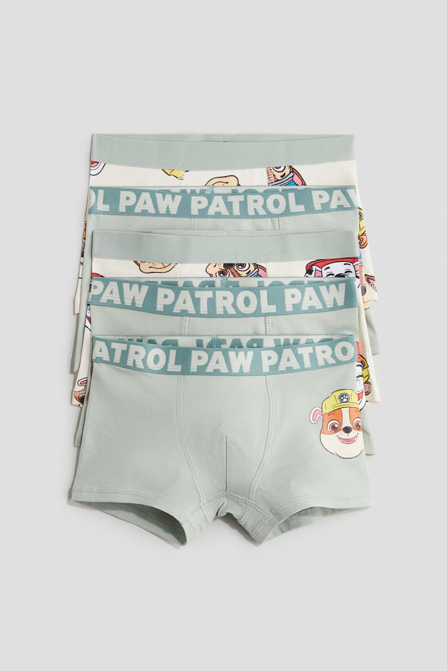 Pack de 5 boxers paw patrol