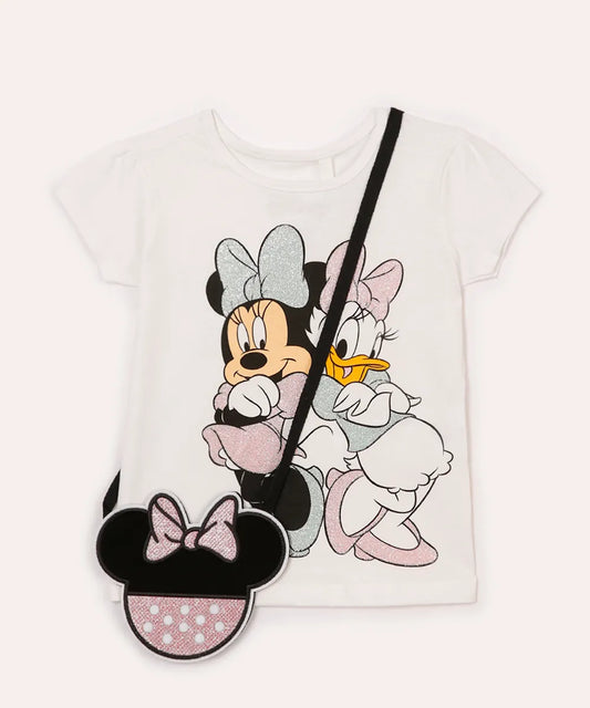 Polera minnie mouse con accesorio