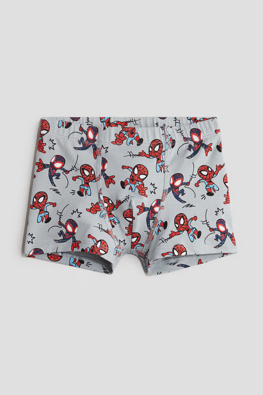 Pack de 5 boxer spiderman