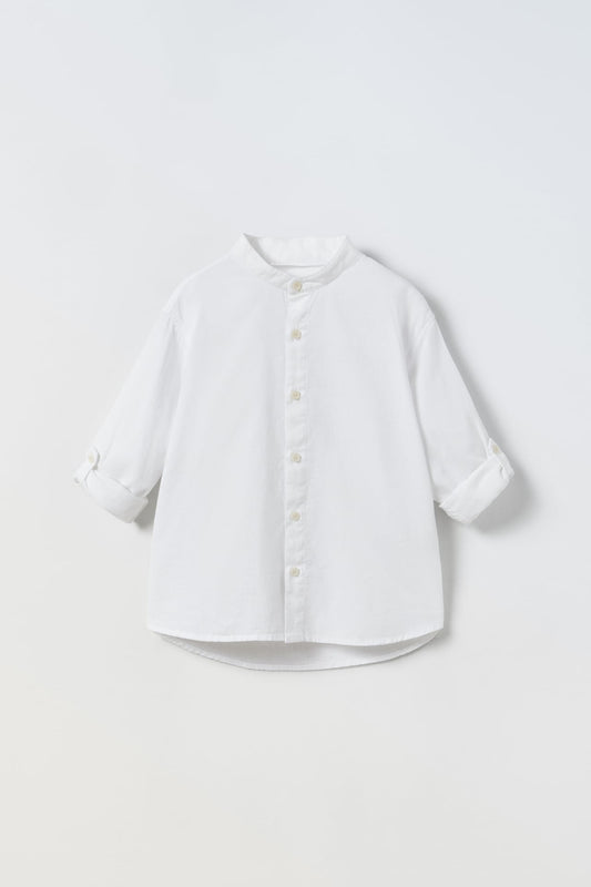 Camisa blanca lino