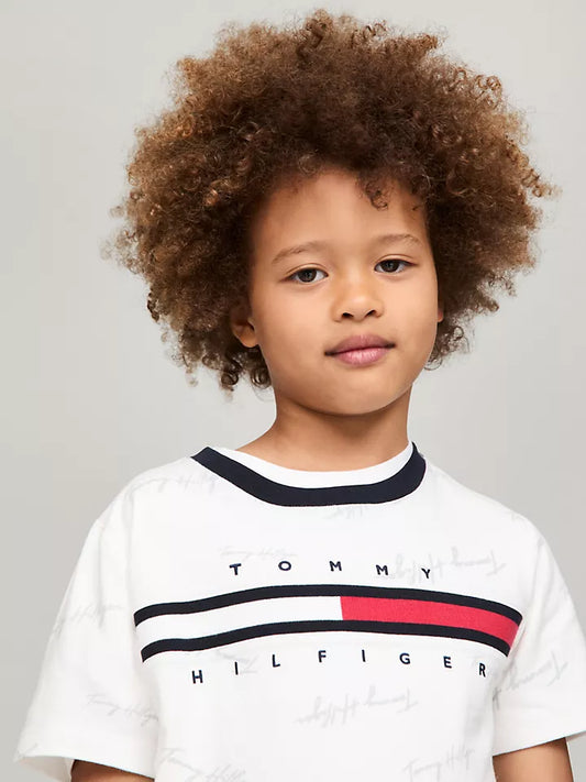 Polera con logo tommy