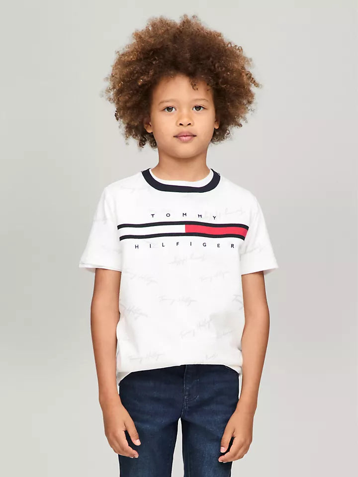 Polera con logo tommy