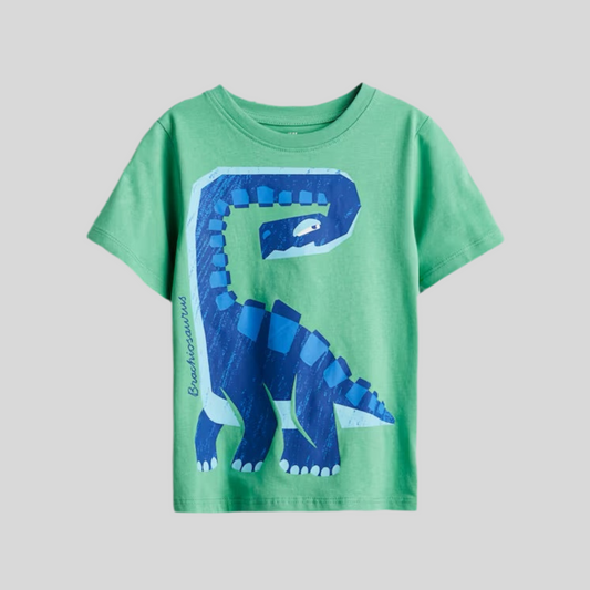 Polera dino verde