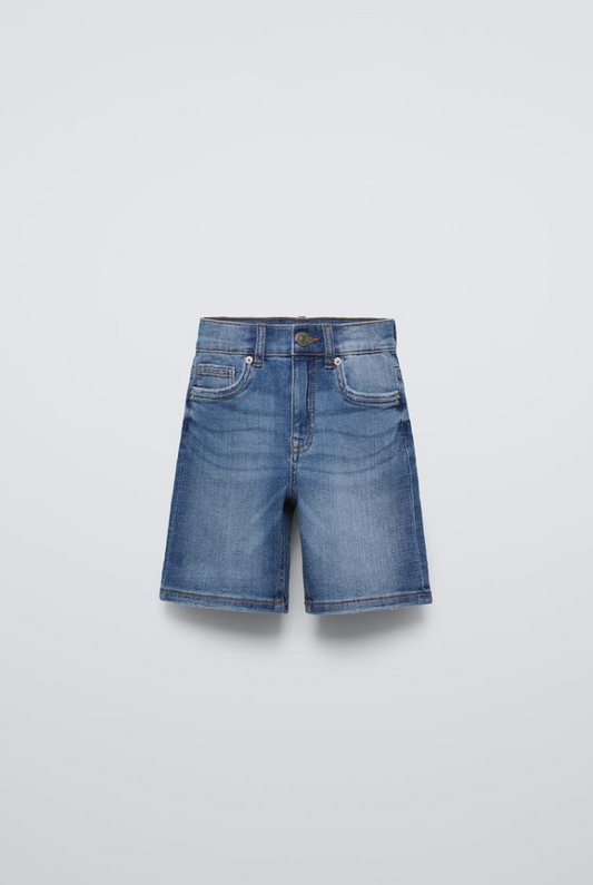 Short jean azul medio