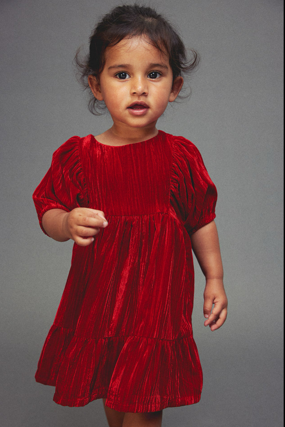 Vestido terciopelo rojo