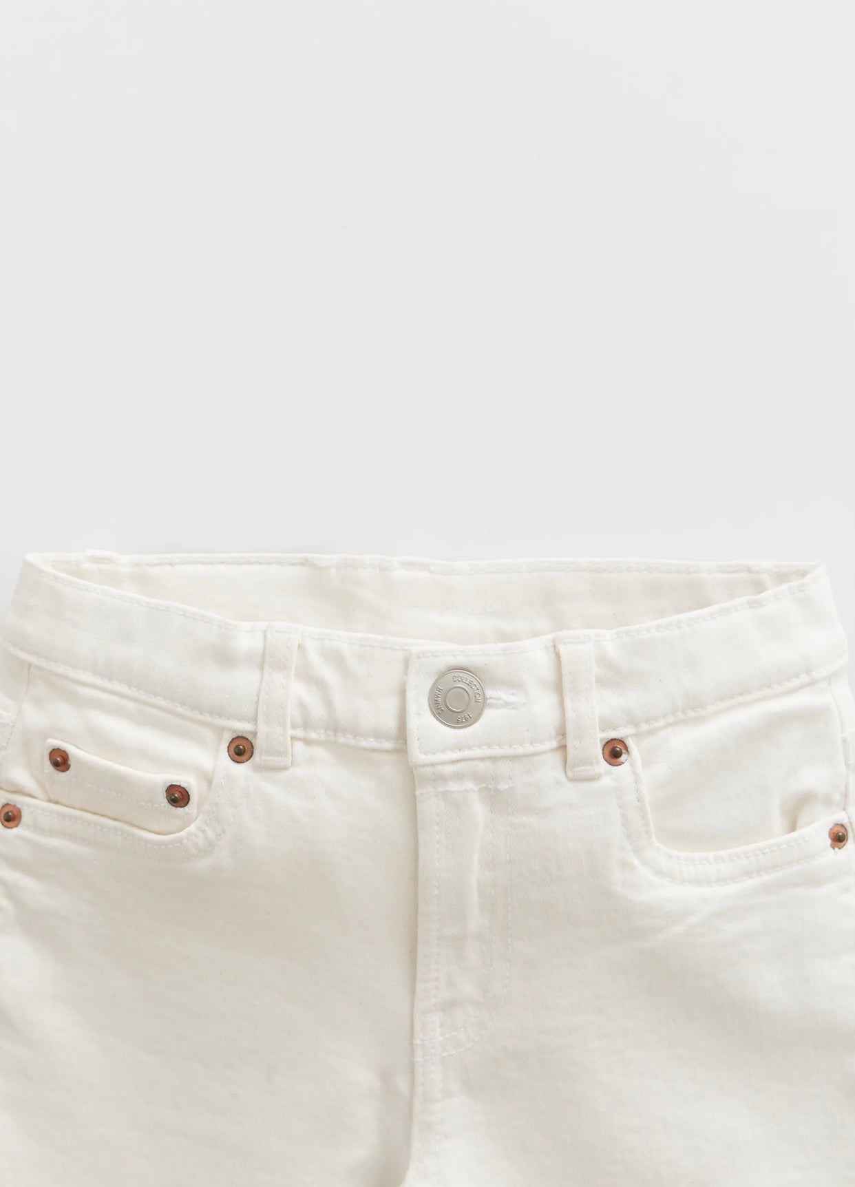 Short jean blanco