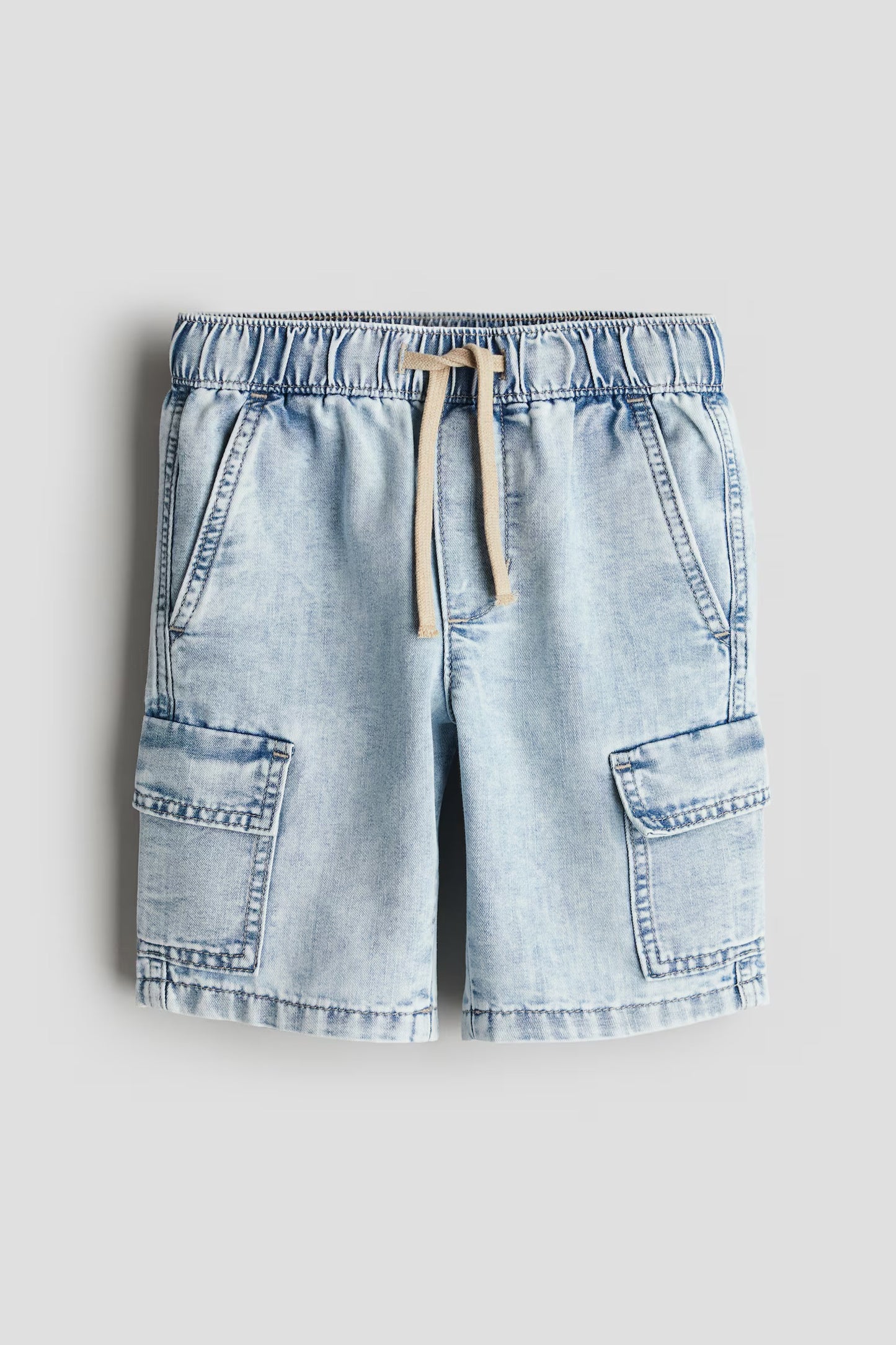 Short jean cargo