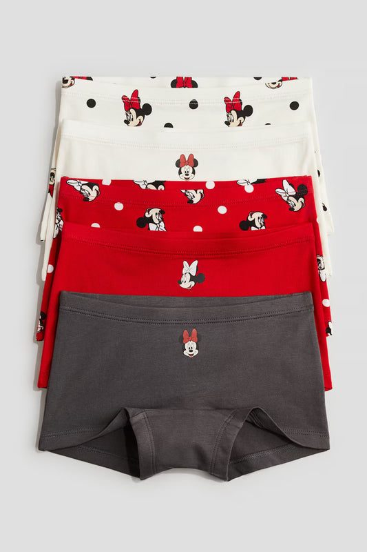 Pack de 5 bragas minnie mouse