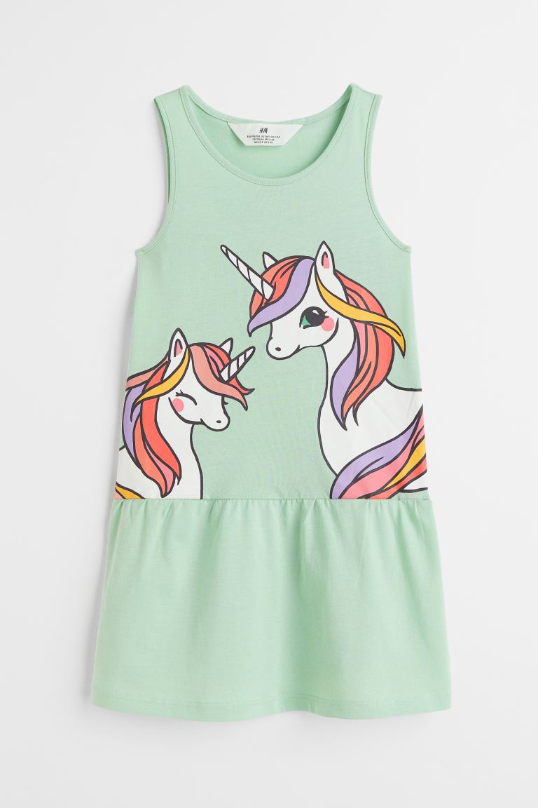 Vestido estampado unicornio