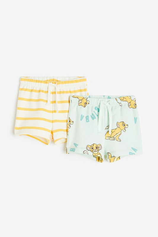 Pack de 2 shorts rey leon