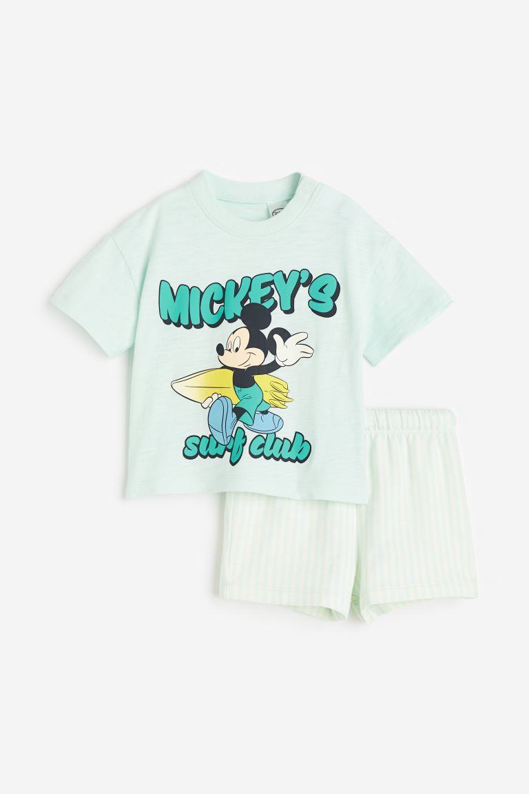 Conjunto estampado mickey