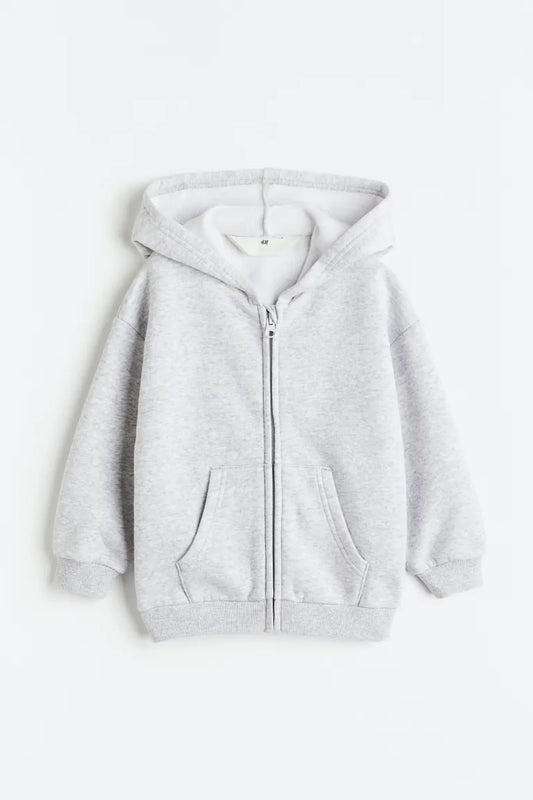 Sudadera con capucha gris