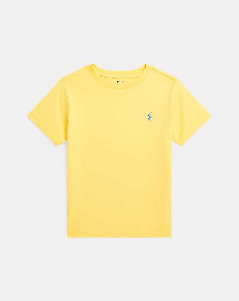 Polera con cuello amarillo