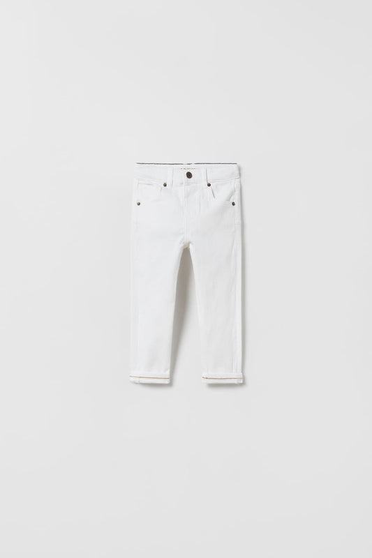 Jean slim fit blanco