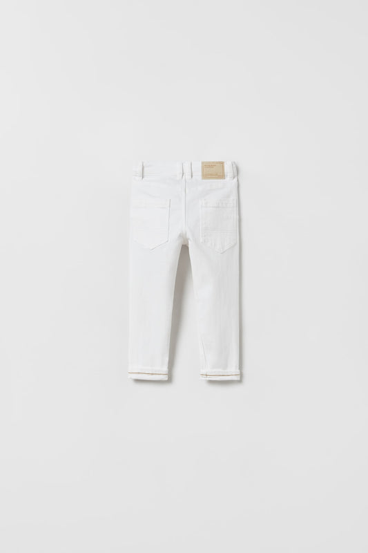 Jean slim fit blanco