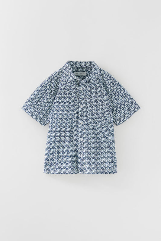 Camisa estampado geometrico