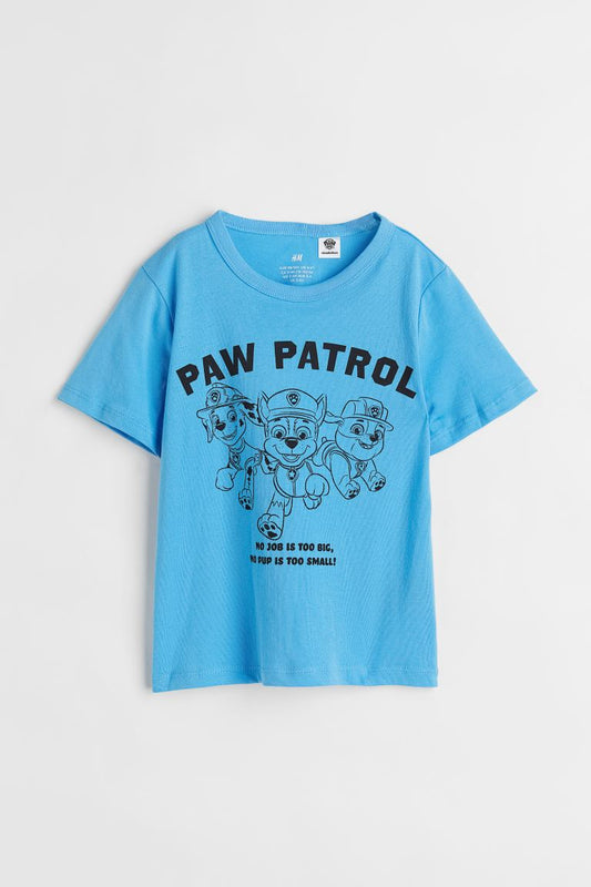 Polera paw patrol manga corta