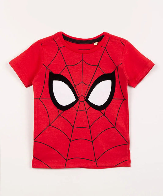 Polera spiderman roja