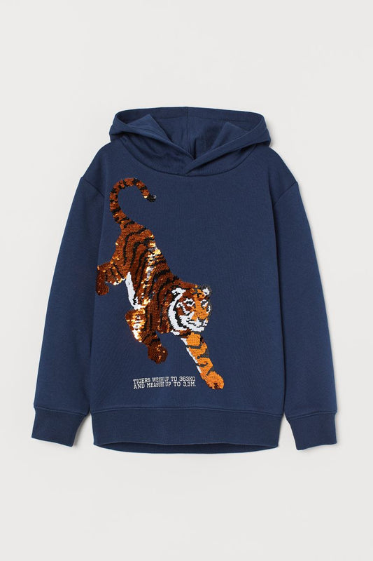 Sudadera diseño de lentejuelas