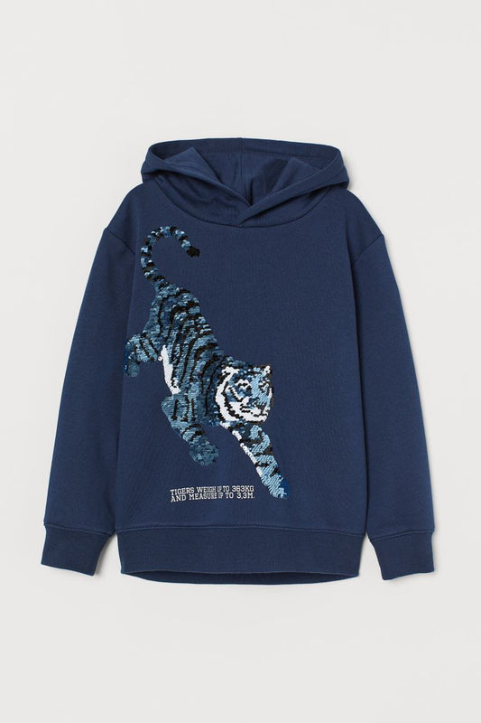 Sudadera diseño de lentejuelas