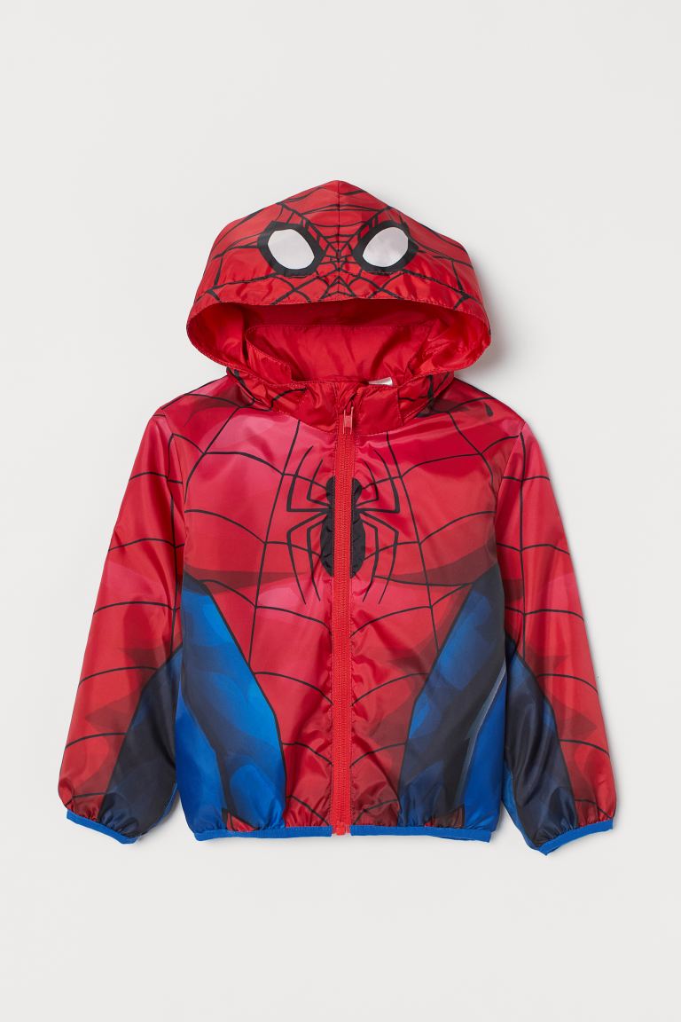 Sudadera con gorro y diseño estampado - Rojo/Spider-Man - Kids