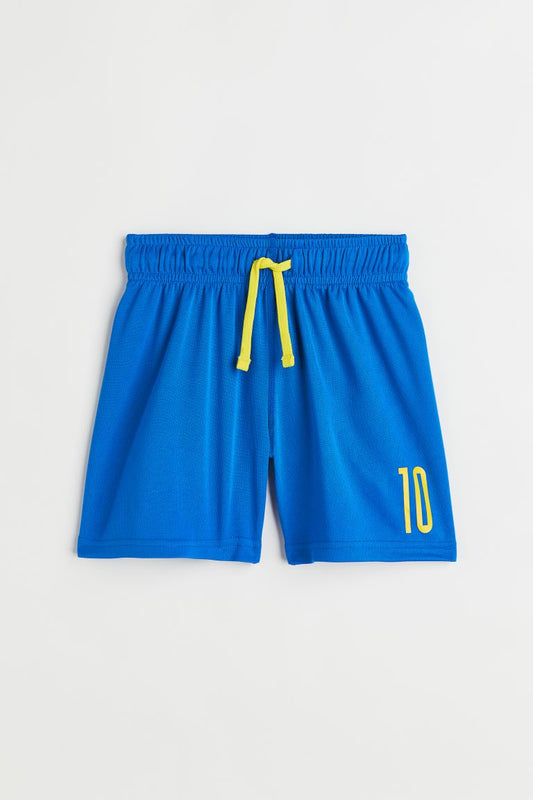 Short de futbol azul